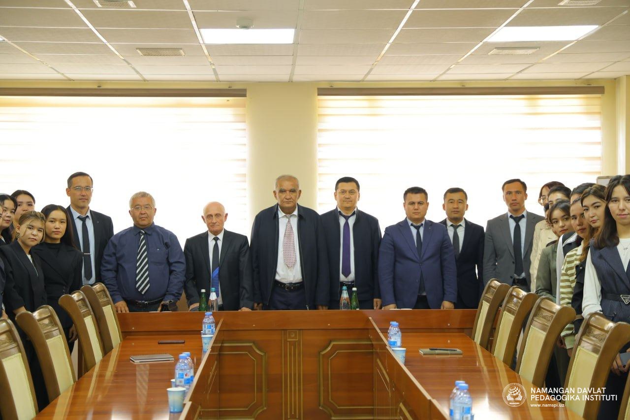Namangan davlat pedagogika institutida turkiyalik professor bilan ilmiy-ma’rifiy uchrashuv