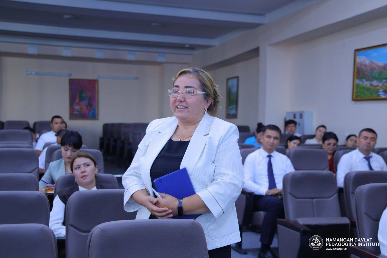 Pedagogika fakulteti professor-o‘qituvchilari bilan ochiq muloqot o‘tkazildi
