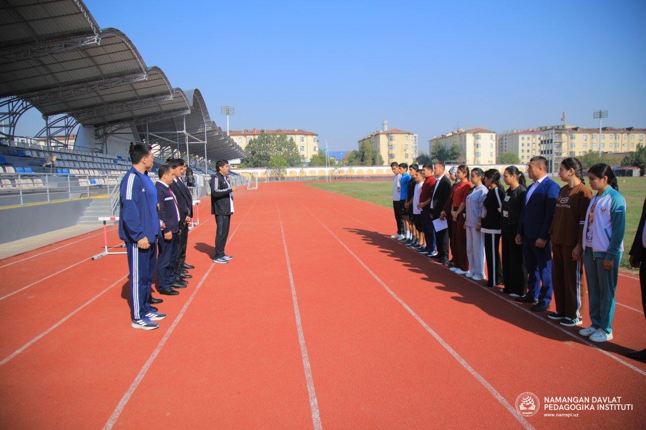 "BESH TASHABBUS OLIMPIADASI" DOIRASIDA YENGIL ATLETIKA – YUGURISH BO‘YICHA INSTITUT BOSQICHI O‘TKAZILDI