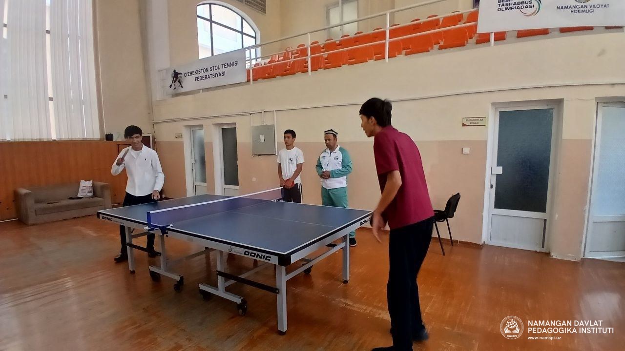 “BESH TASHABBUS OLIMPIADASI”: STOL TENNISI