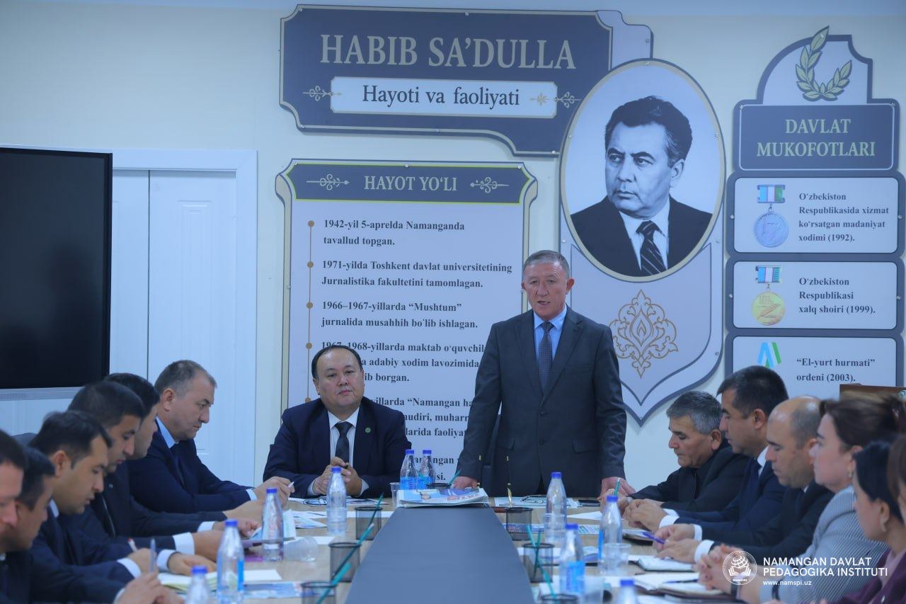 A memorandum of mutual cooperation was signed between Namangan State Pedagogical Institute and the newspaper "Ta’lim tahlilchisi".