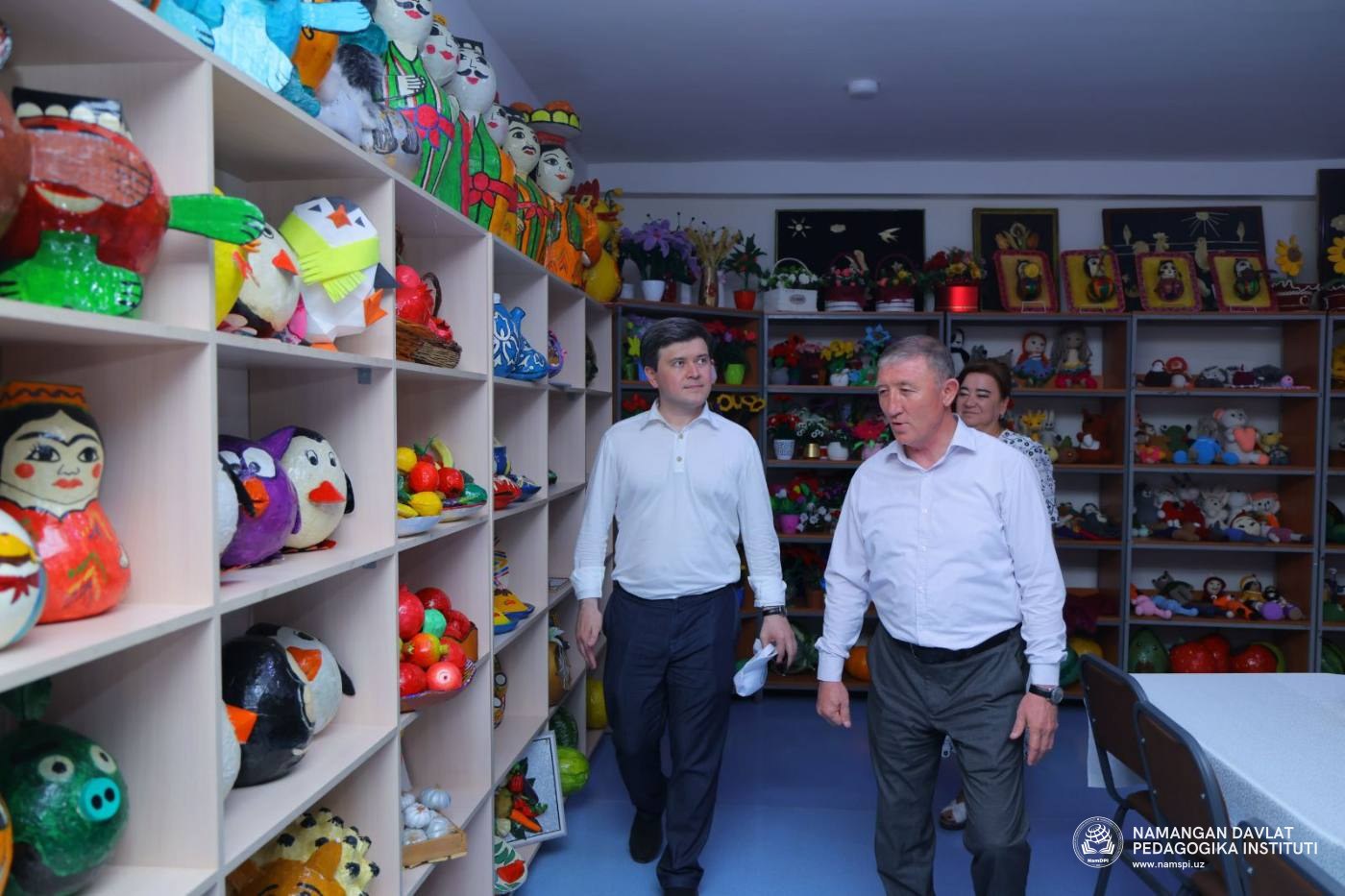 Oliy ta’lim, fan va innovatsiyalar vazirining birinchi o‘rinbosari Namangan davlat pedagogika institutiga tashrif buyurdi