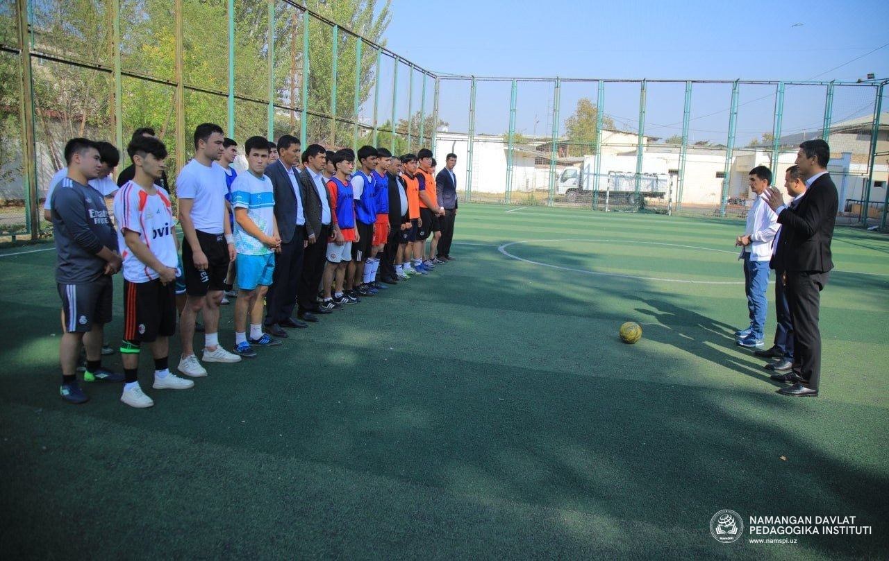 "BESH TASHABBUS OLIMPIADASI" DOIRASIDA MINI FUTBOL BO‘YICHA INSTITUT BOSQICHI O‘TKAZILDI