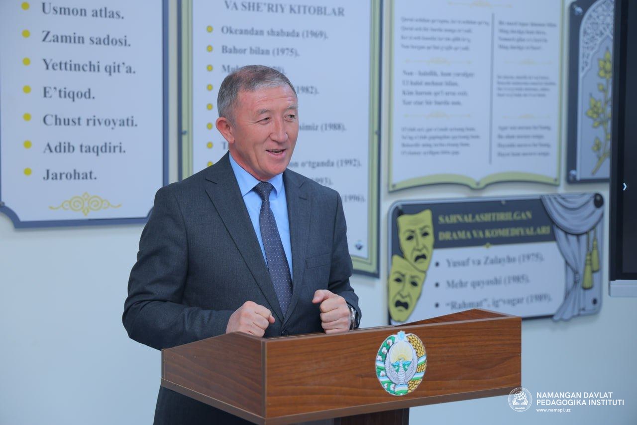Namangan davlat pedagogika institutida Zulfiya nomidagi davlat mukofoti tanlovining Namangan shahar bosqichi bo‘lib o‘tdi.