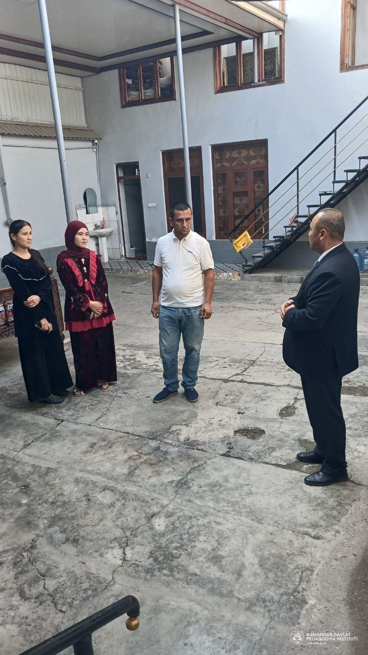 TALABALAR YASHASH SHAROITI O‘RGANILDI