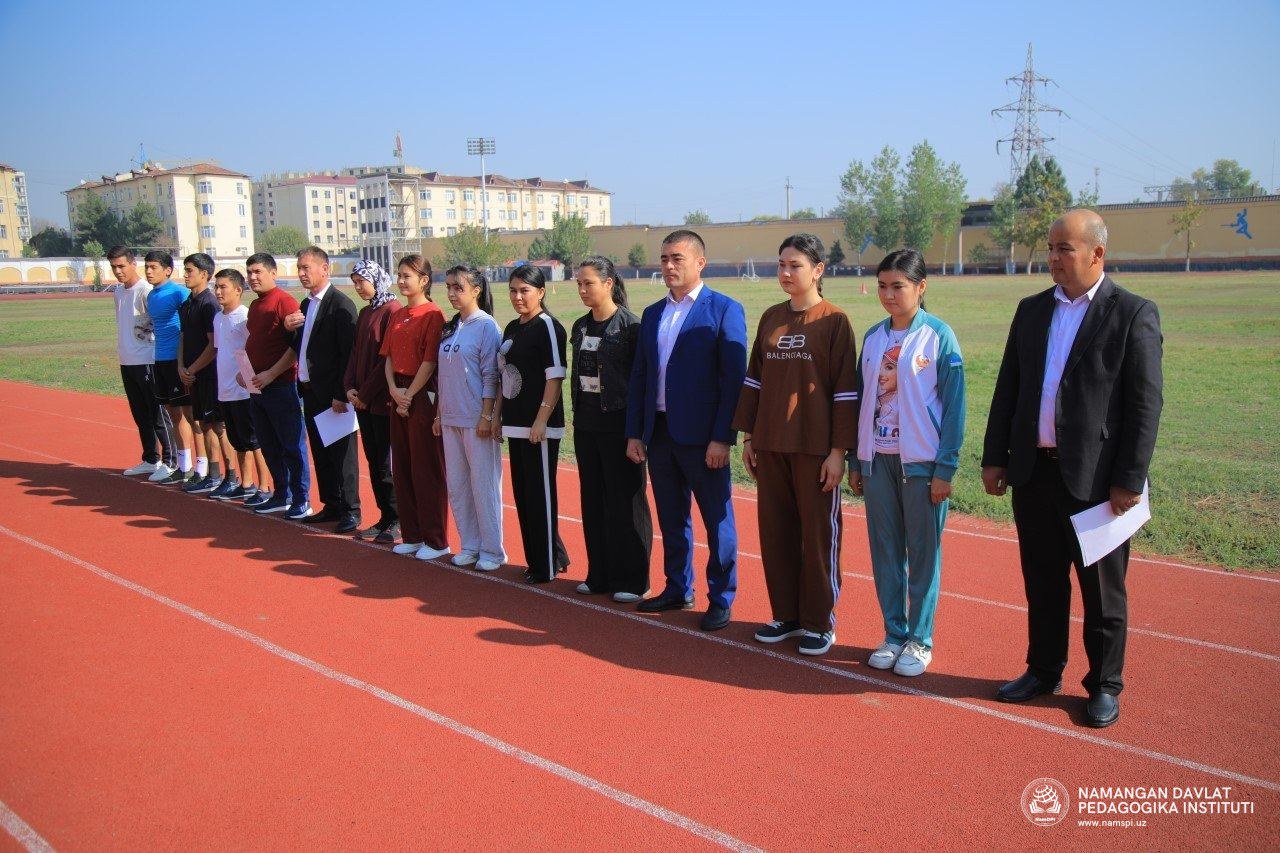 "BESH TASHABBUS OLIMPIADASI" DOIRASIDA YENGIL ATLETIKA – YUGURISH BO‘YICHA INSTITUT BOSQICHI O‘TKAZILDI