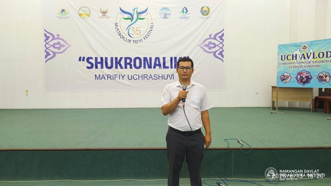 “Shukronalik” madaniy-ma’rifiy uchrashuvi o‘tkazildi