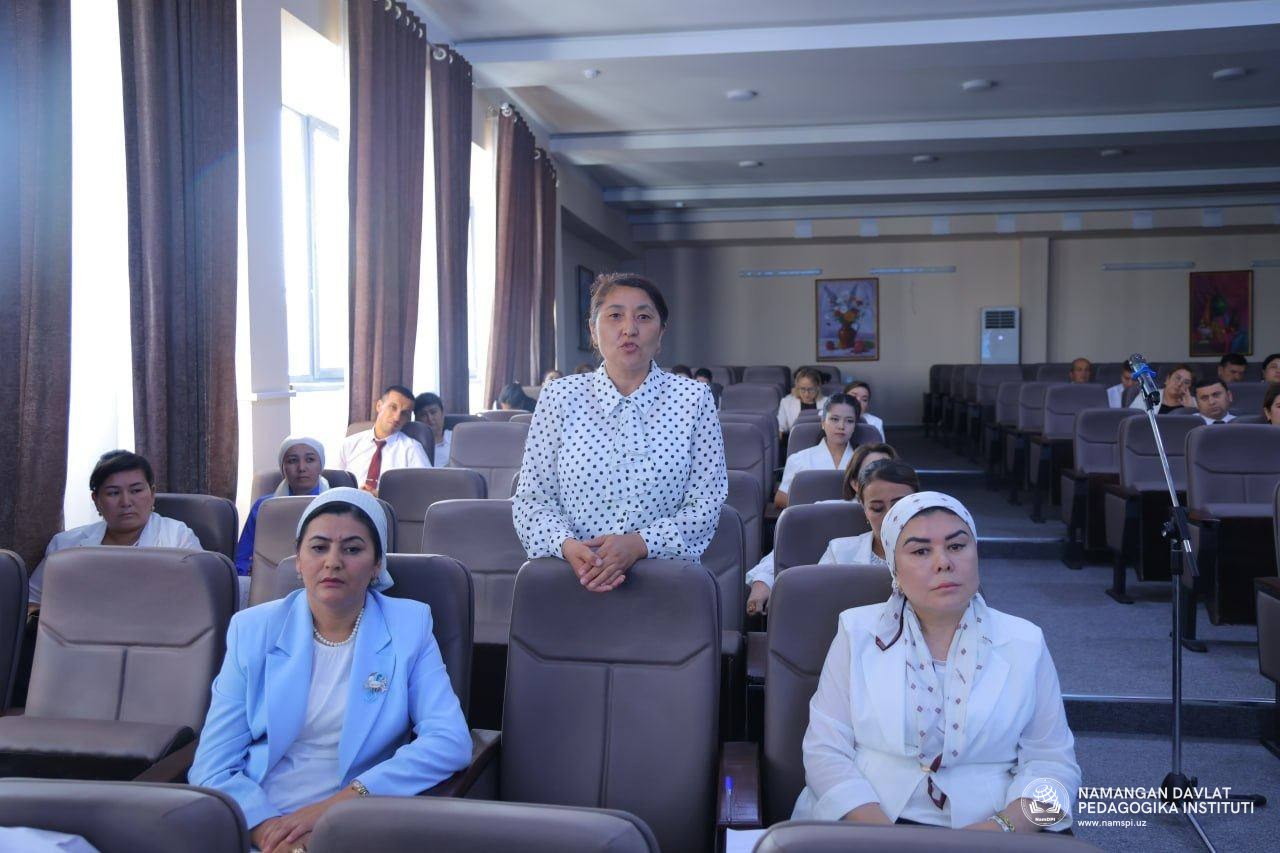 Pedagogika fakulteti professor-o‘qituvchilari bilan ochiq muloqot o‘tkazildi