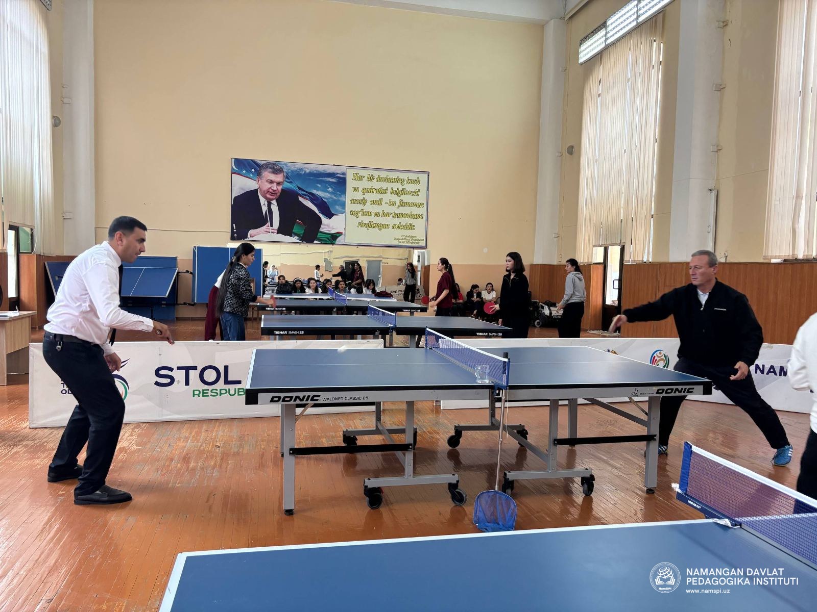 Institutda xotin-qizlar oʻrtasida stol tennisi musobaqasi oʻtkazildi.