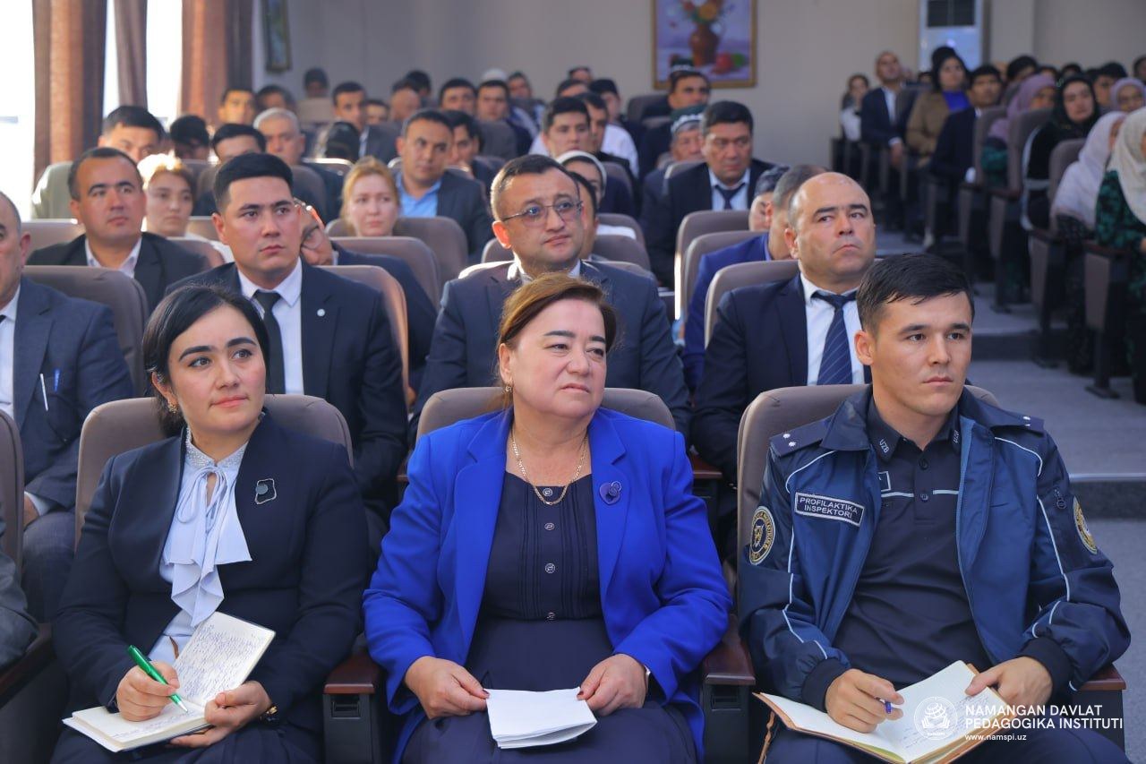 Namangan davlat pedagogika institutida 2026-yil 18-oktabr kuni sodir bo‘lgan yong‘in holati yuzasidan muhokama yig‘ilishi o‘tkazildi.