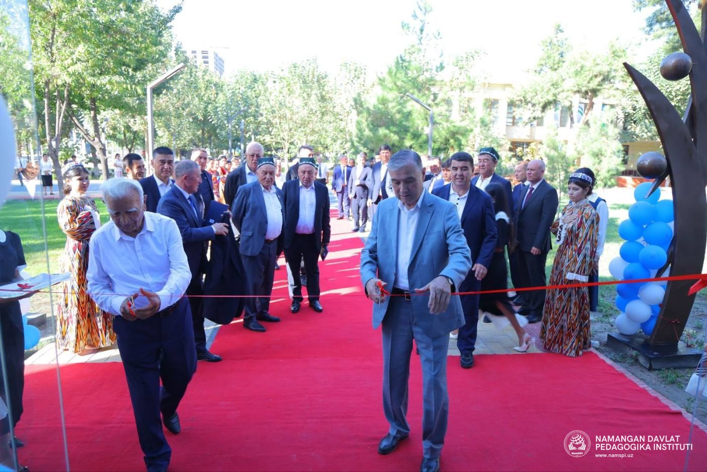 Mustaqillikning 35 yilligi arafasida NamDPIda yangi ta’lim va innovatsion maskanlar foydalanishga topshirildi