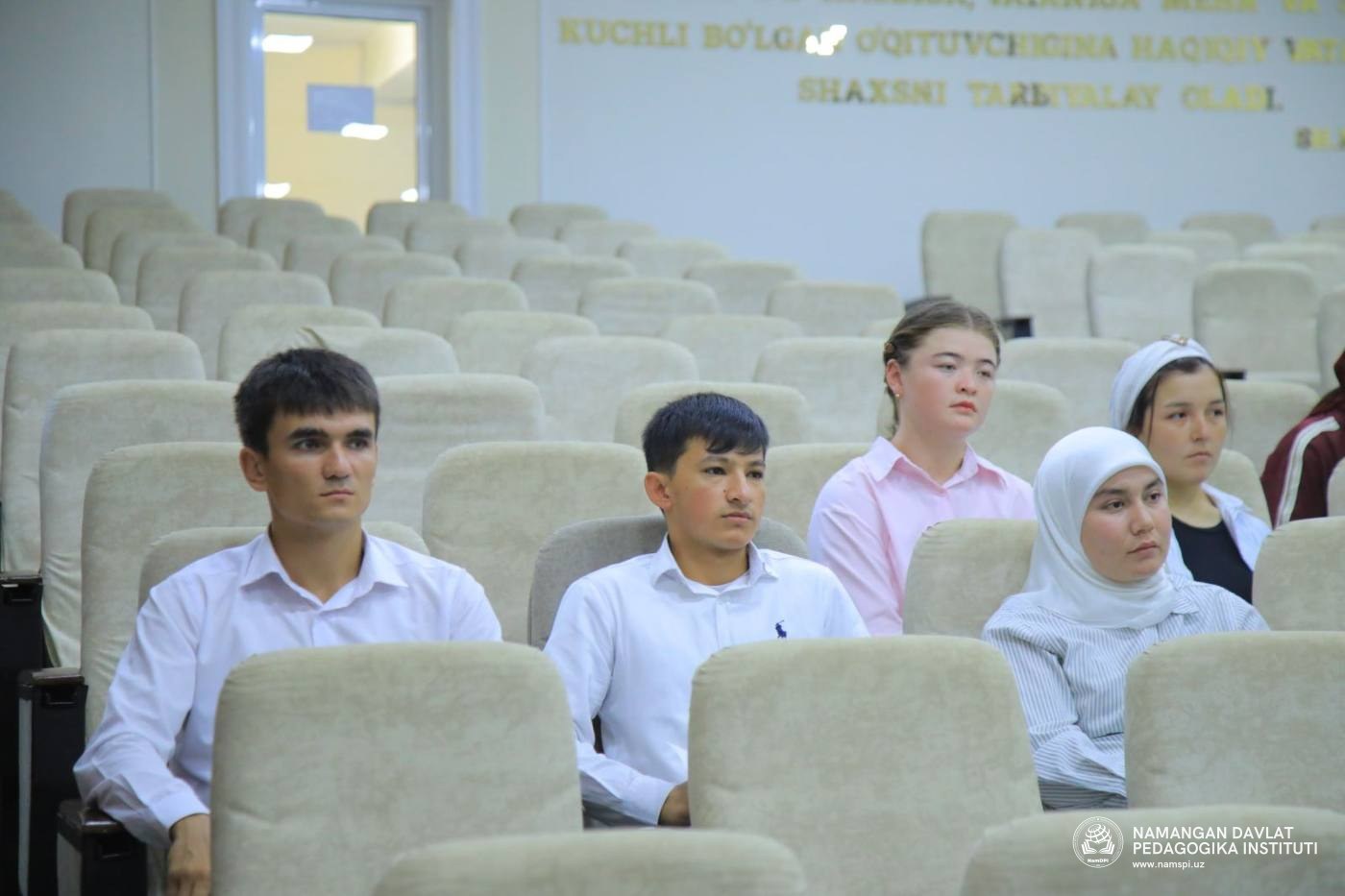 Texnikum bitiruvchilari uchun suhbat jarayonlari o‘tkazilmoqda