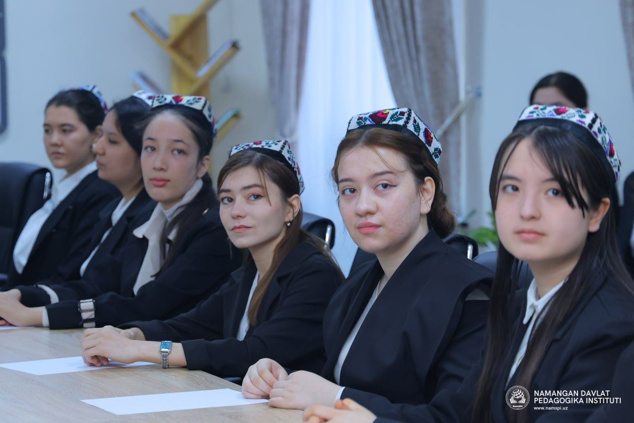 Namangan davlat pedagogika institutida Zulfiya nomidagi davlat mukofoti tanlovining Namangan shahar bosqichi bo‘lib o‘tdi.