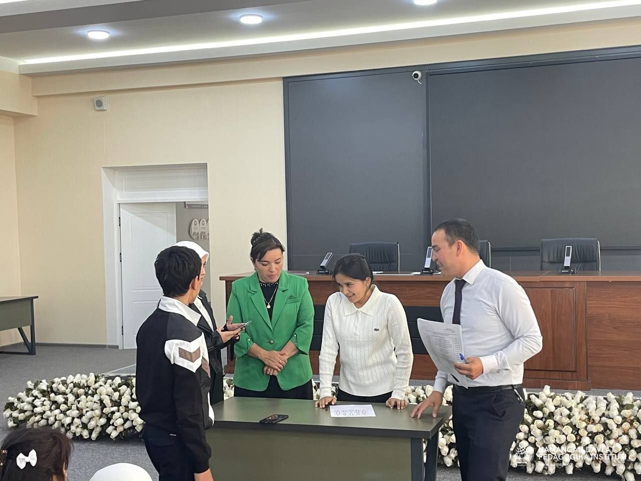 Namangan davlat pedagogika institutida “Hayot maktabi” dasturi doirasida maktab ōquvçilari uçun amaliy uçraşuv taşkil etildi