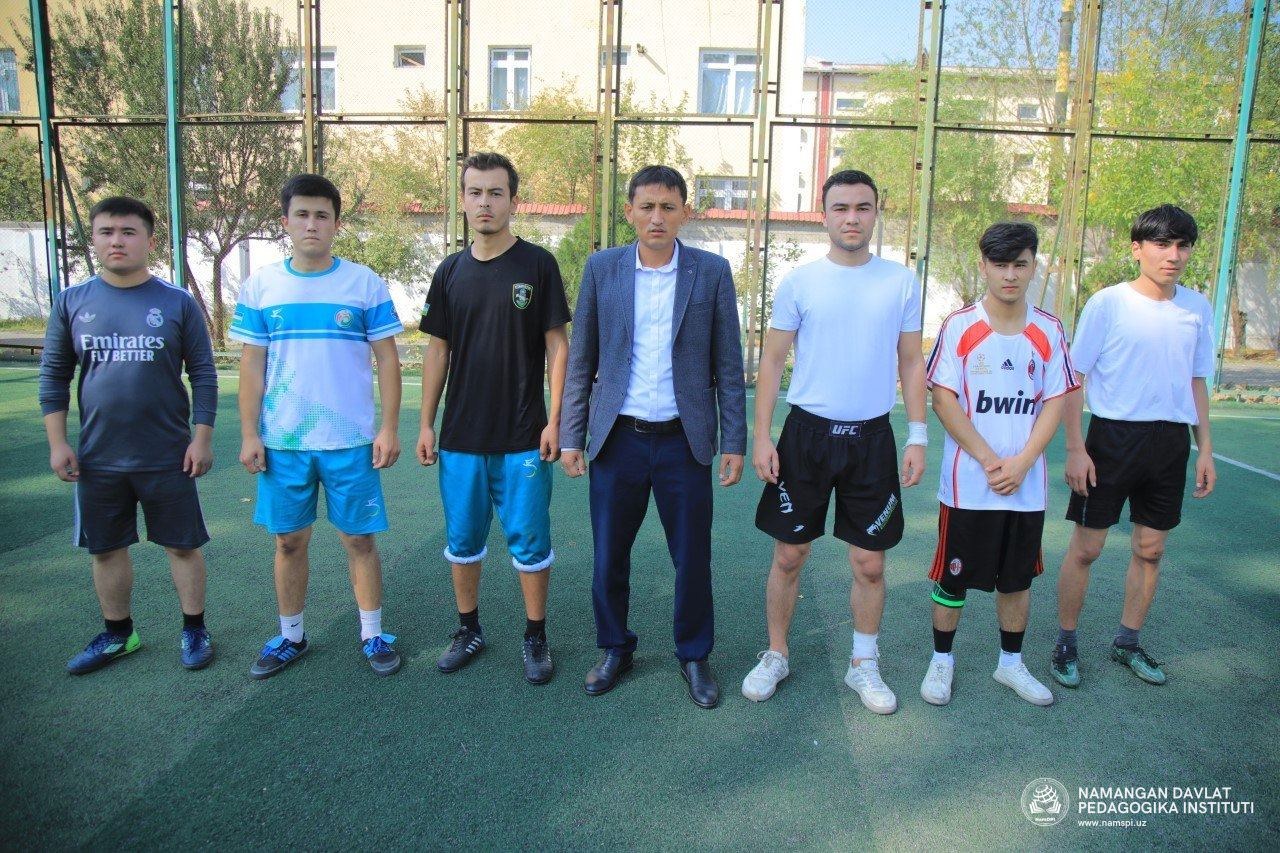 "BESH TASHABBUS OLIMPIADASI" DOIRASIDA MINI FUTBOL BO‘YICHA INSTITUT BOSQICHI O‘TKAZILDI