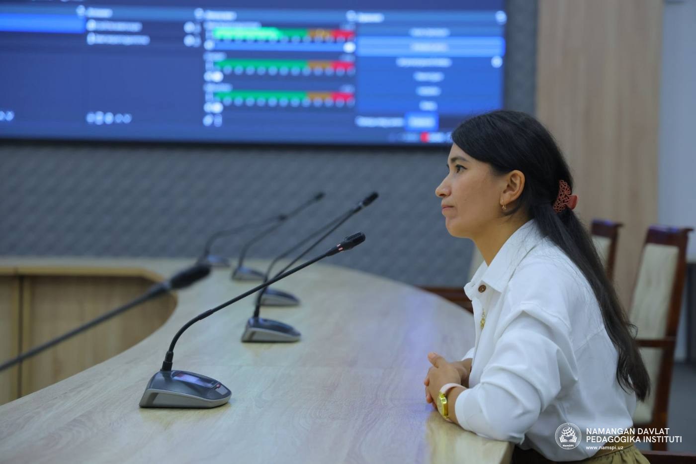 Institutga pedagog xodimlarni ishga qabul qilish bo‘yicha tanlovga qadar suhbat o‘tkazilmoqda