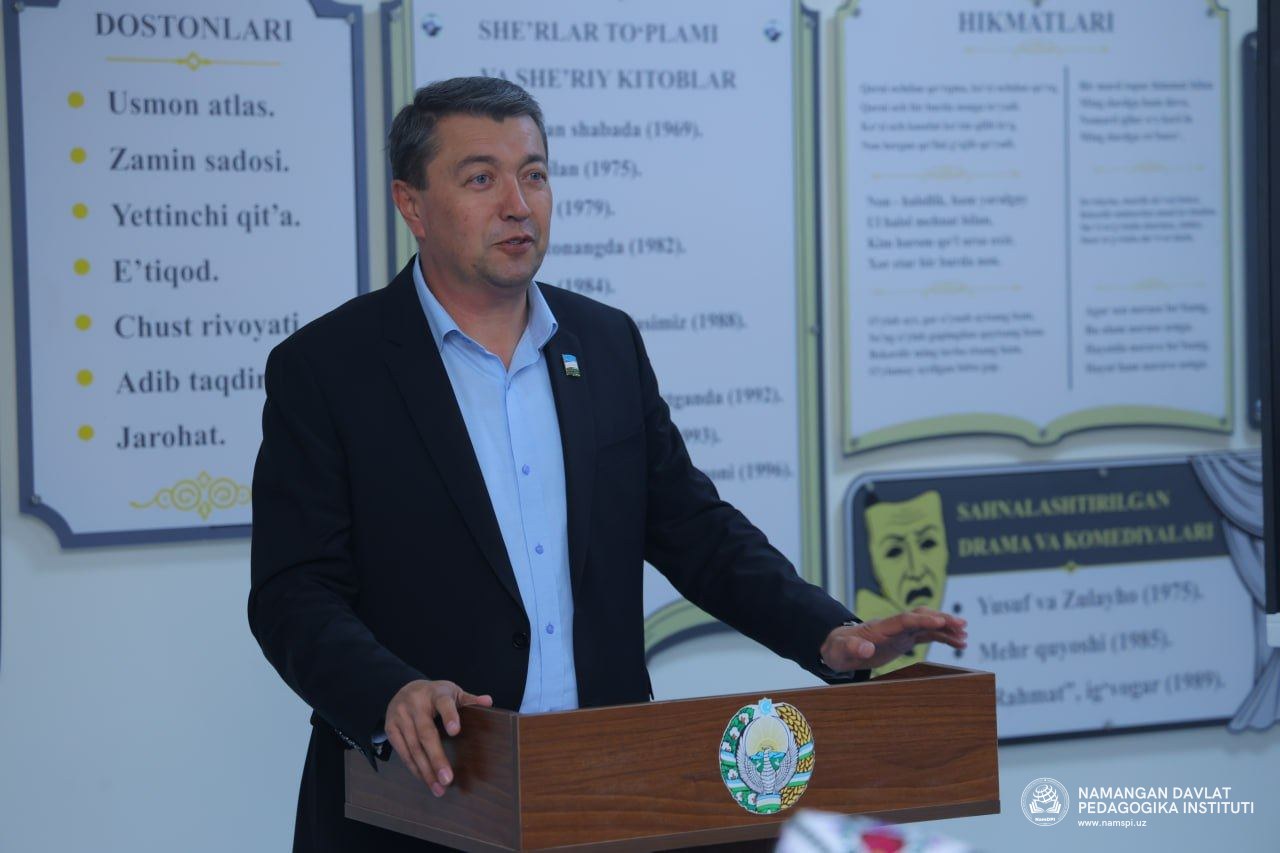 Namangan davlat pedagogika institutida Zulfiya nomidagi davlat mukofoti tanlovining Namangan shahar bosqichi bo‘lib o‘tdi.