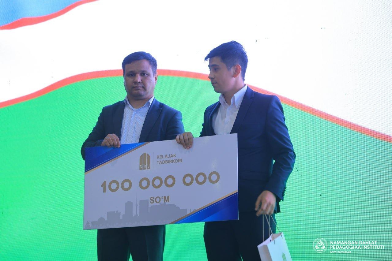 Institut talabasi tadbirkorlik faoliyati uchun 100 million so‘m kredit olishga muvaffaq bo‘ldi