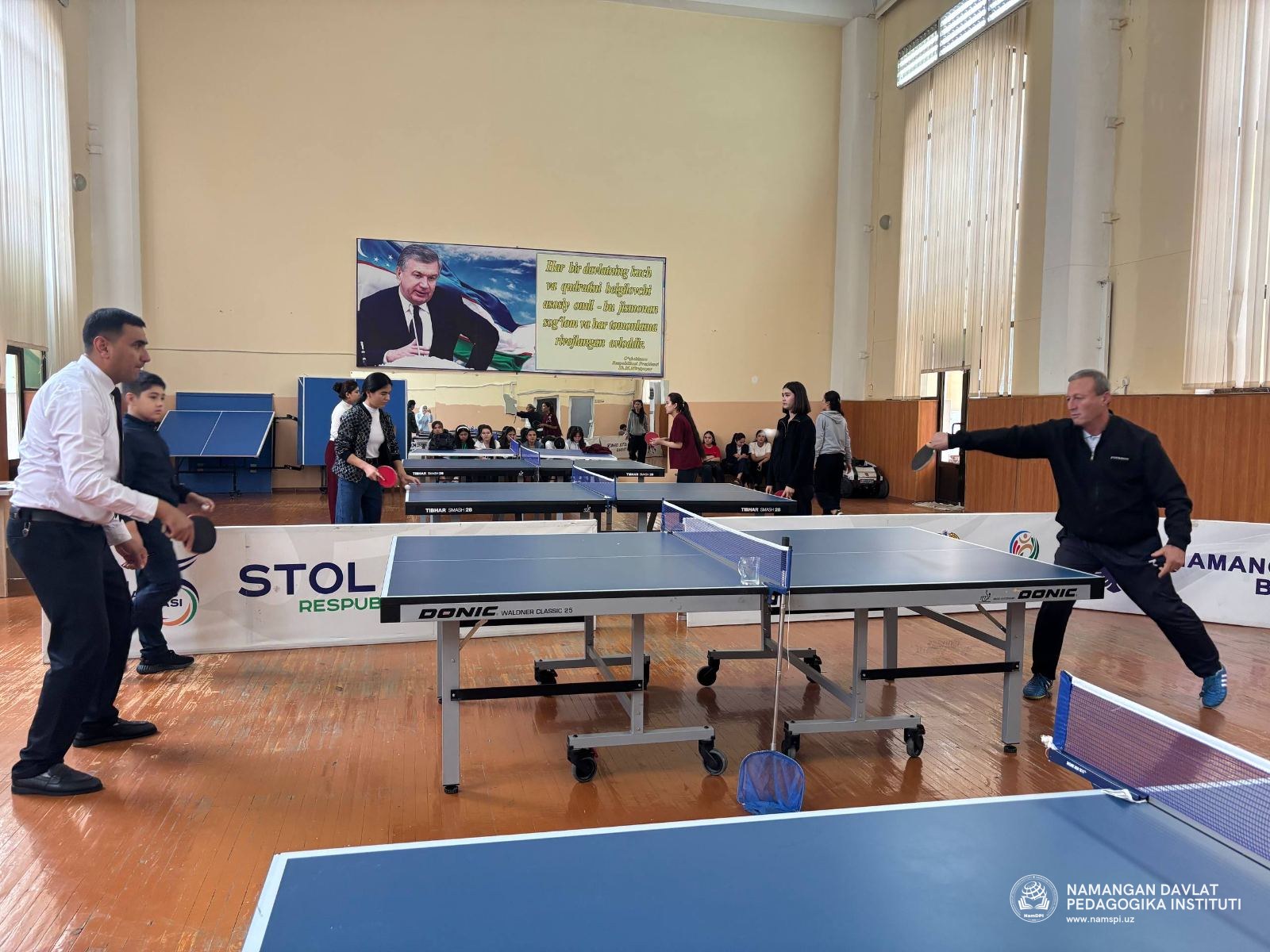 Institutda xotin-qizlar oʻrtasida stol tennisi musobaqasi oʻtkazildi.