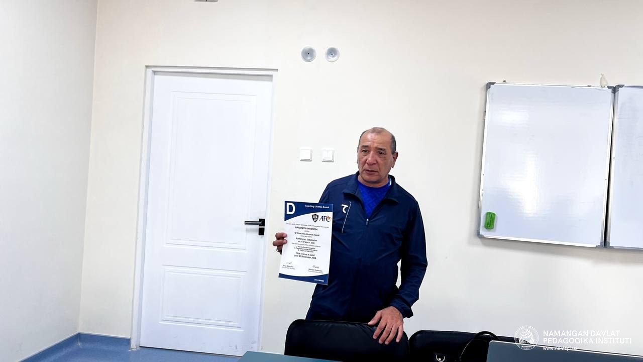 Namangan davlat pedagogika institutida O‘FA “D” LITSENZIYASI kursi
