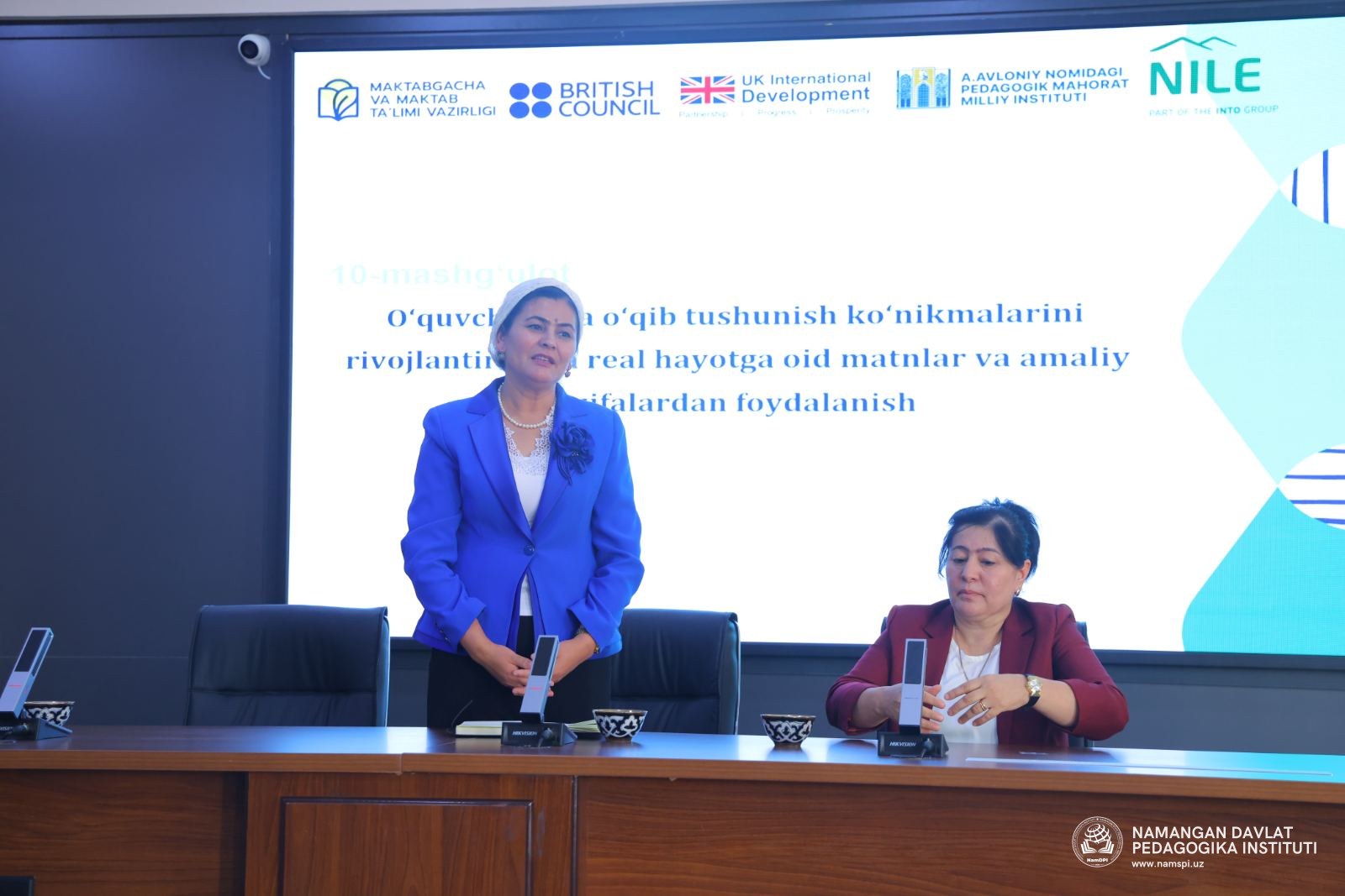 Oliy toifali o'qituvchilar tajribasi 4-kurs talabalariga taqdim etildi