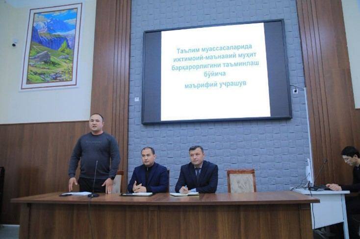 Ta’lim muassasalarida ijtimoiy-ma’naviy muhit barqarorligini ta’minlash