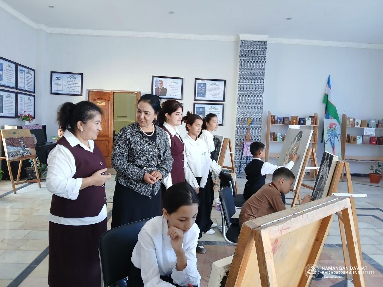 Chortoq tuman 14-sonli bolalar musiqa va san’at maktabida "Yoshlar kuni" munosabati bilan ilmiy-ijodiy tashrif