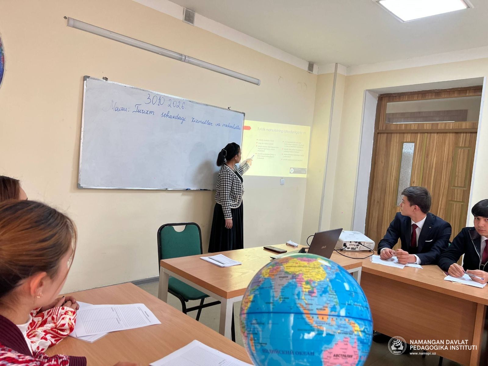 "TURIZM SOHASIDAGI XIZMATLAR VA MAHSULOTLAR" MAVZUSIDA OÇIQ DARS ÖTKAZILDI