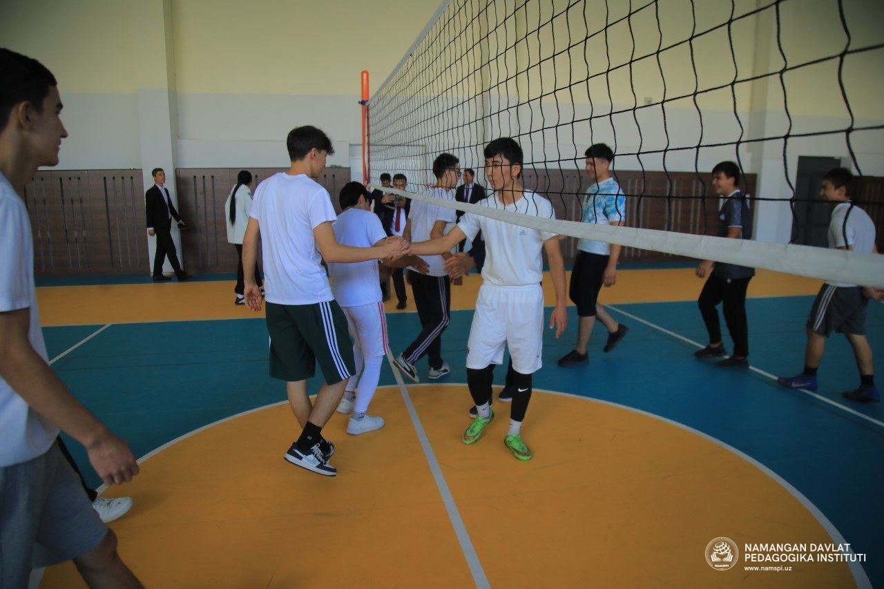 "BESH TASHABBUS OLIMPIADASI" DOIRASIDA VOLEYBOL BO‘YICHA INSTITUT BOSQICHI O‘TKAZILDI