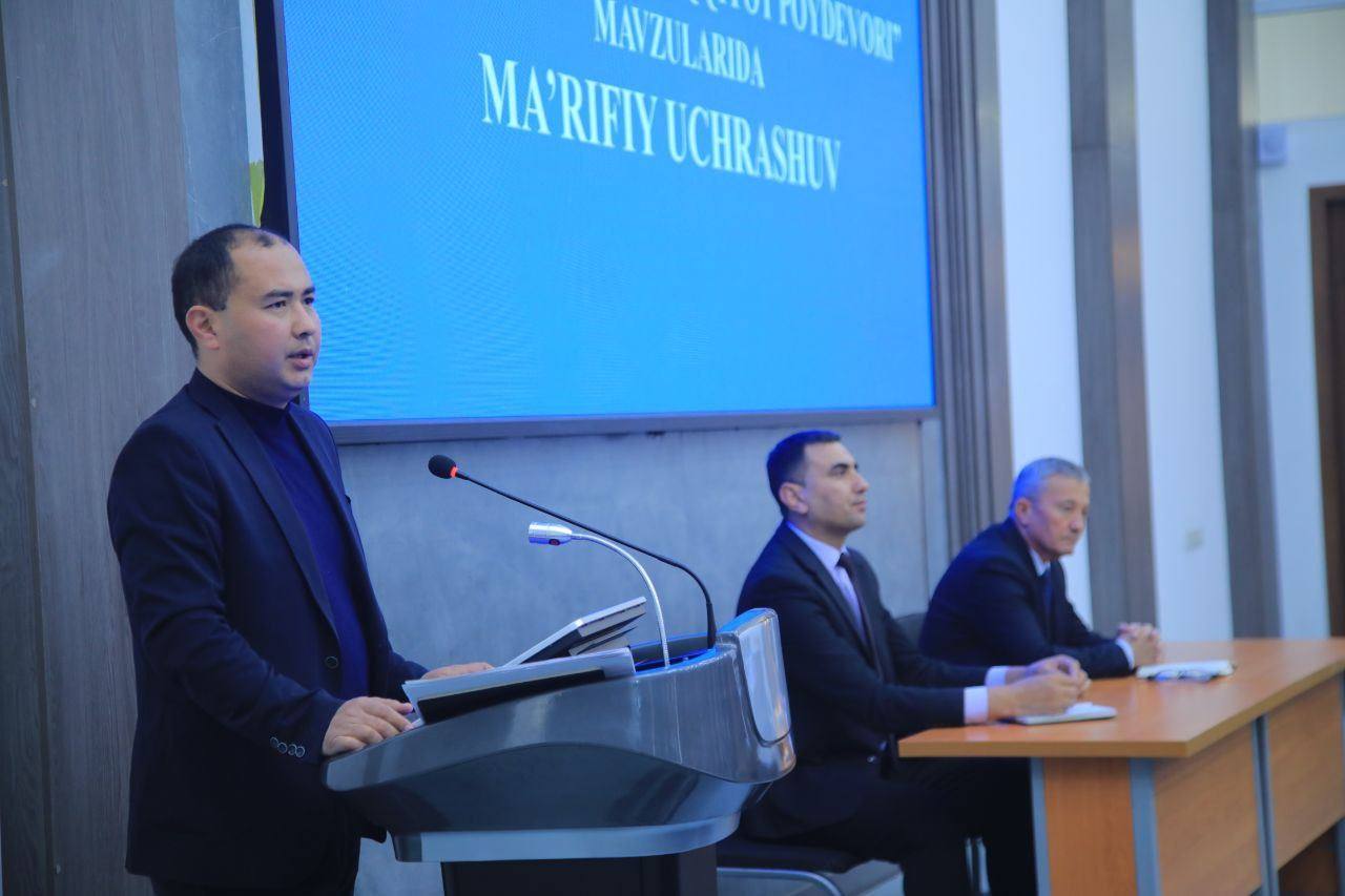 “Inson qadri va huquqlarining ustuvorligi — taraqqiyot poydevori” mavzularida ma’rifiy uchrashuv o‘tkazildi.