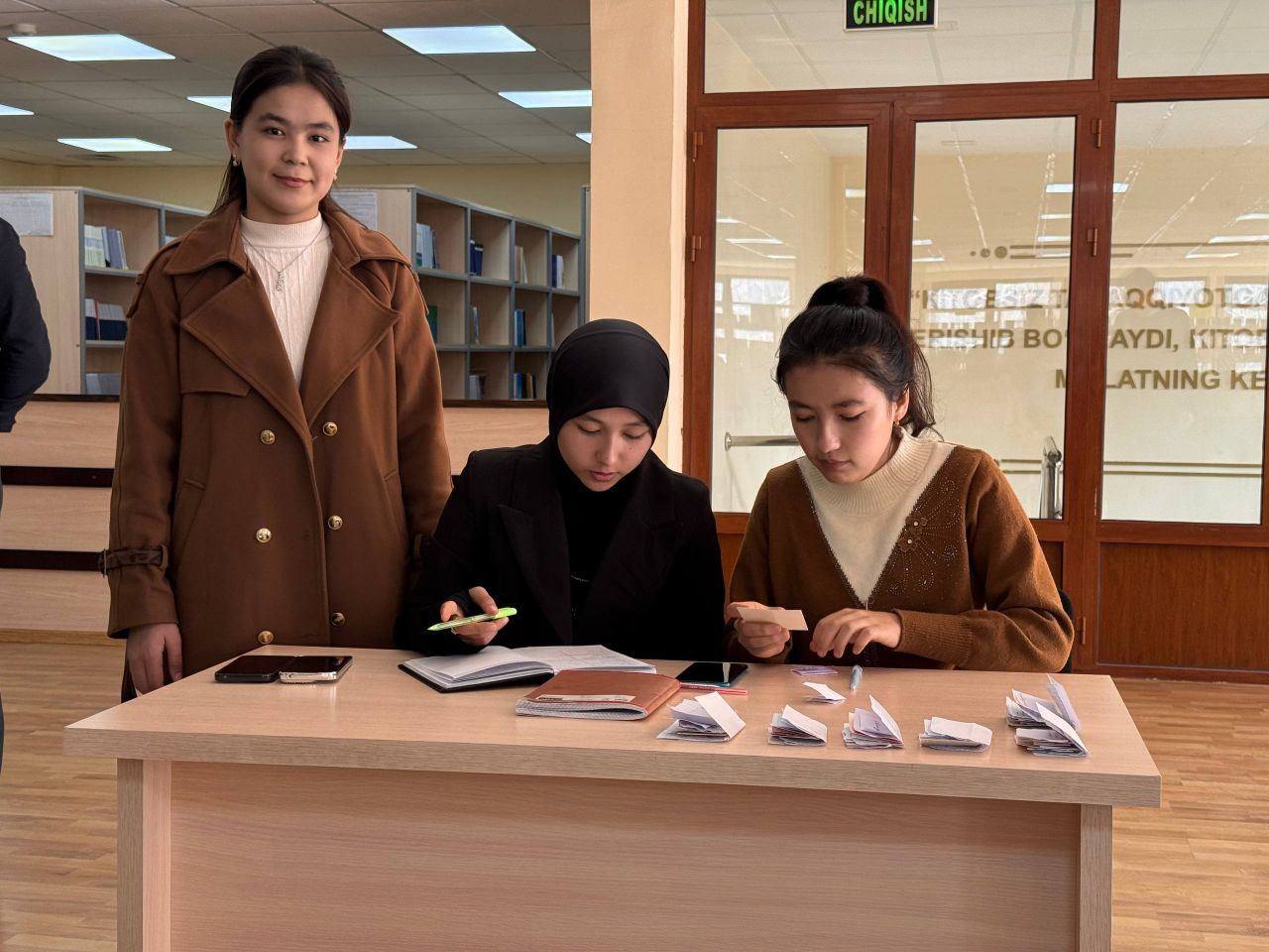 Namangan davlat pedagogika instituti "Zakovat" klubi faollari tomonidan "Zakovat" turniri o'tkazildi.