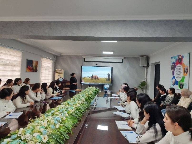 Namangan davlat pedagogika institutida “Tabiatni asrang” mavzusida mahorat darsi o‘tkazildi