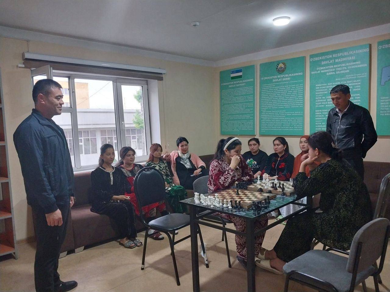Talabalar turar joyida shaxmat-shashka musobaqasi o‘tkazildi