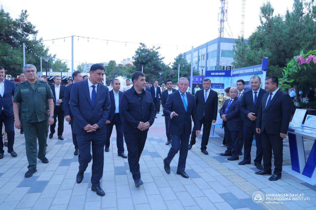 “Men tanlagan kasb” yoshlar saylida Namangan davlat pedagogika instituti ko‘rgazmasi namoyish etildi