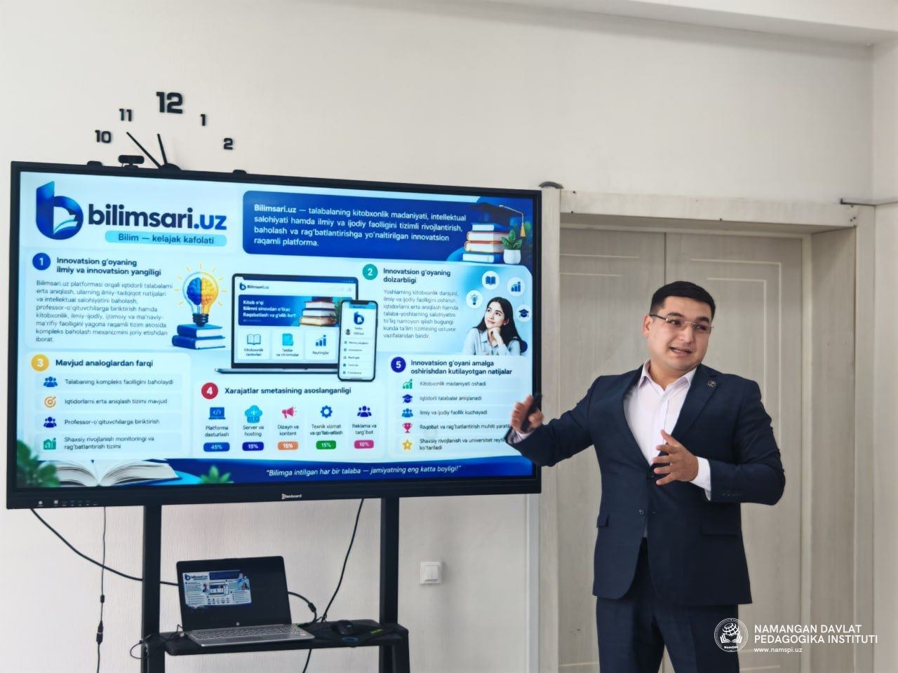 INNOWEEK–2026: “ENG KREATIV ĞOYA” TANLOVI ĞOLIBLARI TAQDIRLANDI