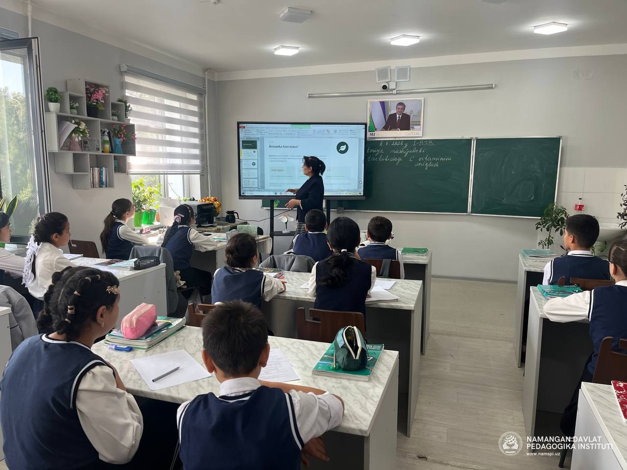Zamonaviy metodlar maktab o'quvchilari bilan yuzma-yuz