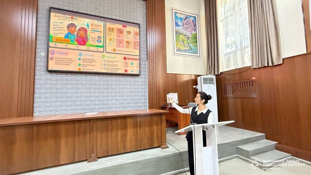 “Men tanlagan kasb” yoshlar saylida Namangan davlat pedagogika instituti ko‘rgazmasi namoyish etildi