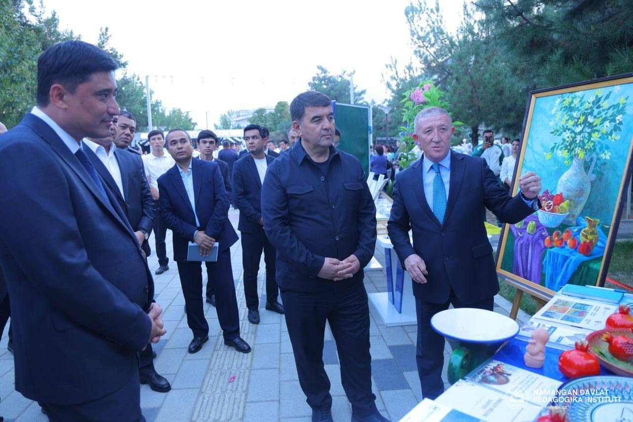 “Men tanlagan kasb” yoshlar saylida Namangan davlat pedagogika instituti ko‘rgazmasi namoyish etildi