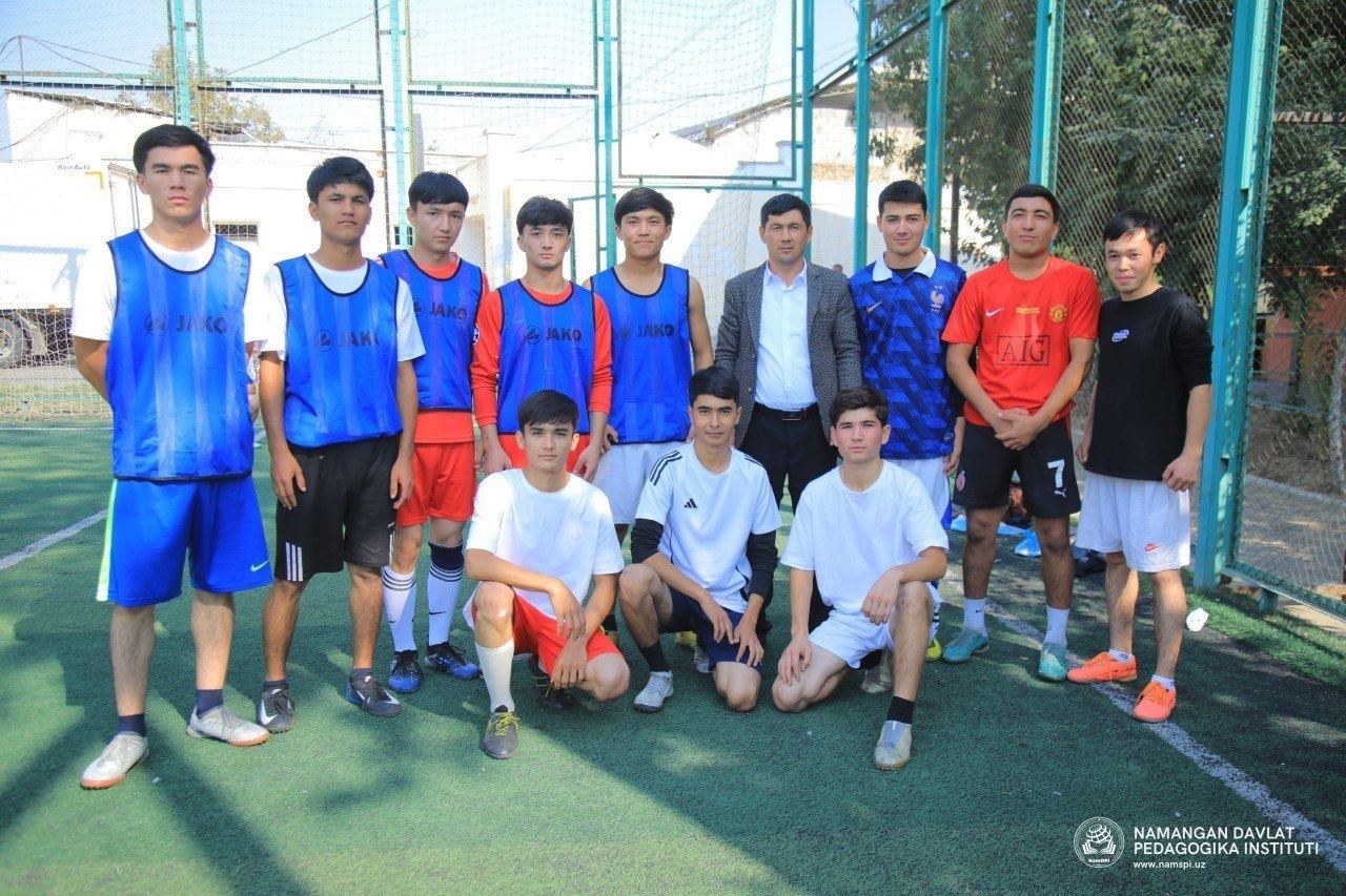 "BESH TASHABBUS OLIMPIADASI" DOIRASIDA MINI FUTBOL BO‘YICHA INSTITUT BOSQICHI O‘TKAZILDI