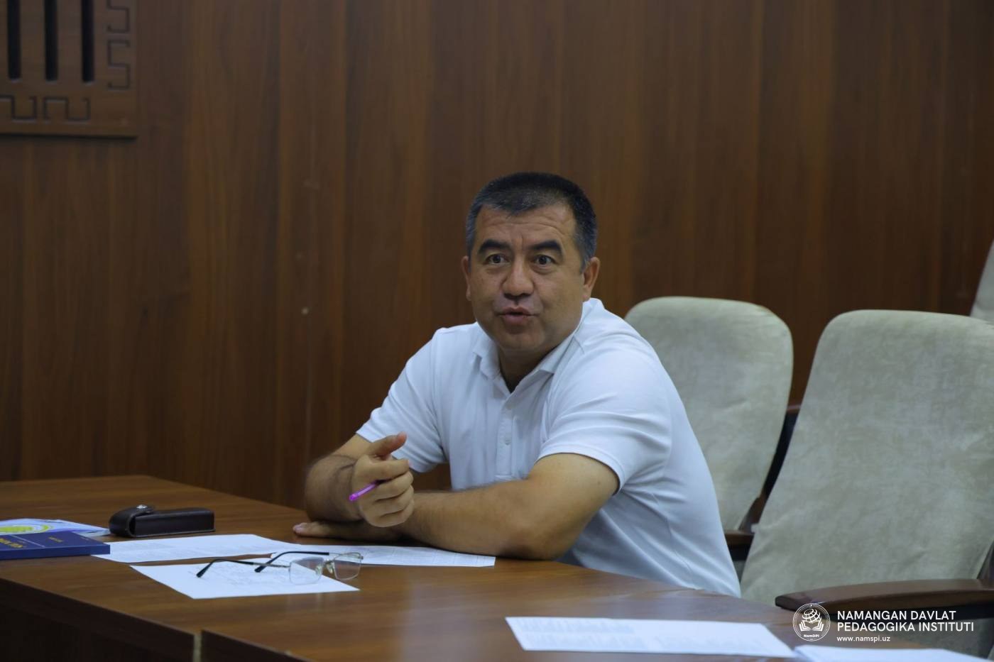 Tyutorlik lavozimi uchun tanlov o‘tkazildi