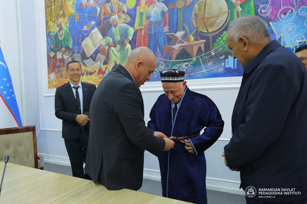 Namangan davlat pedagogika institutida turkiyalik professor bilan ilmiy-ma’rifiy uchrashuv