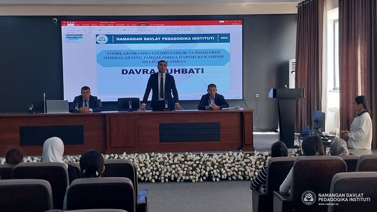 GIYOHVANDLIK VA PSIXOTROP MODDALAR TARQALISHINING OLDINI OLISH — MUHIM VAZIFA