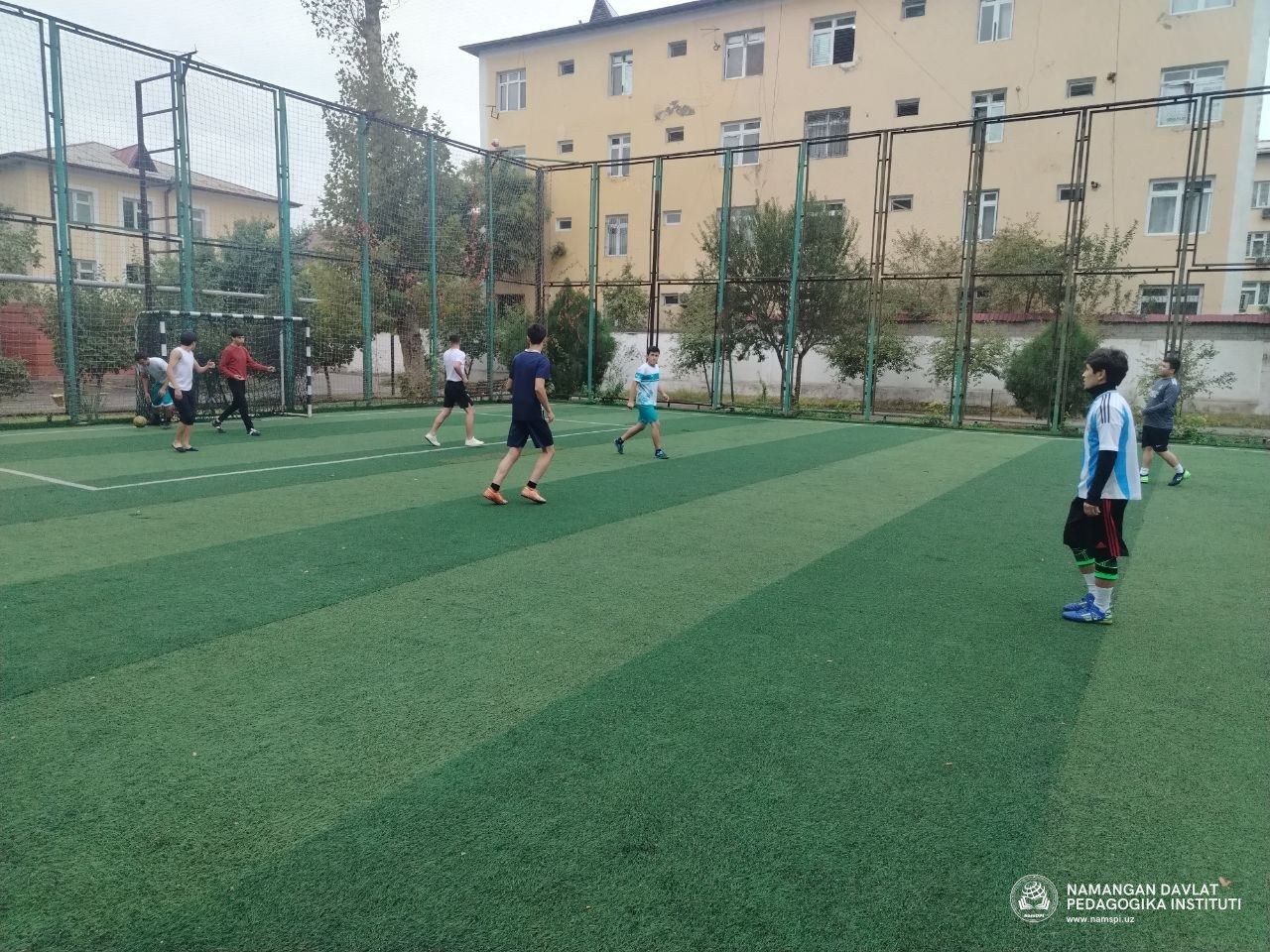 Pedagogika fakultetida Besh tashabbus doirasida futbol musobaqasi boʻlib oʻtkazildi
