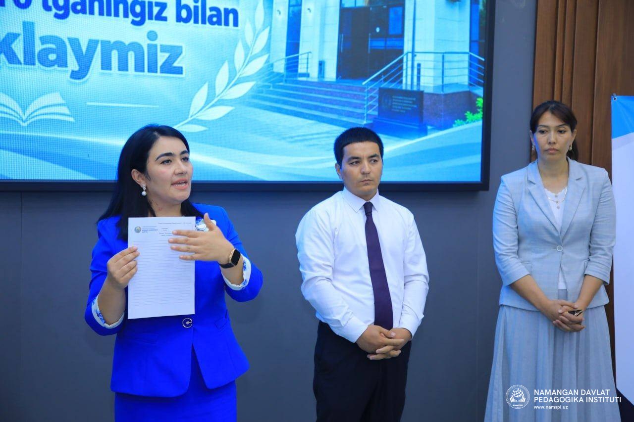 Namanganda  istiqbolli kadrlari saralanmoqda