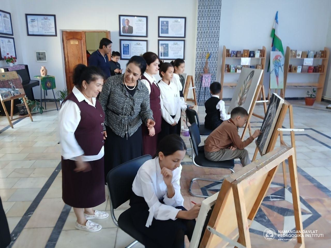 Chortoq tuman 14-sonli bolalar musiqa va san’at maktabida "Yoshlar kuni" munosabati bilan ilmiy-ijodiy tashrif