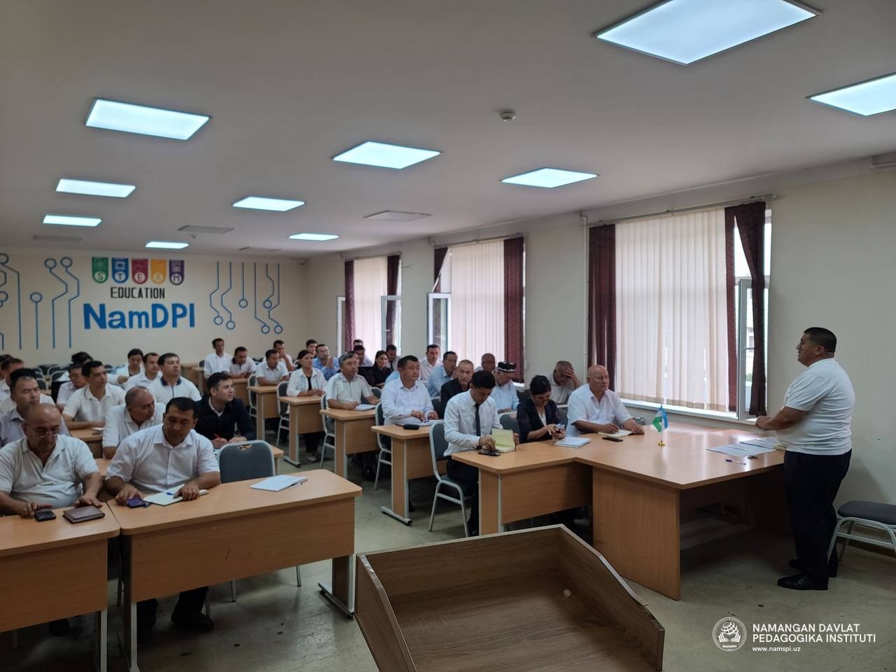 Aniq va tabiiy fanlar fakulteti kengashining 1-sonli yig‘ilishi
