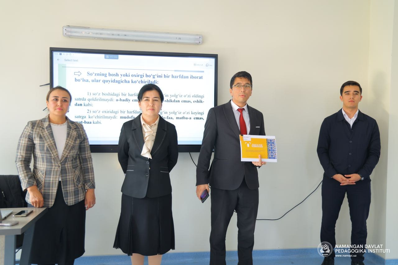 “TEACH FOR UZBEKISTAN”: BITIRUVÇI BOSQIÇ TALABALARI BILAN UÇRAŞUV