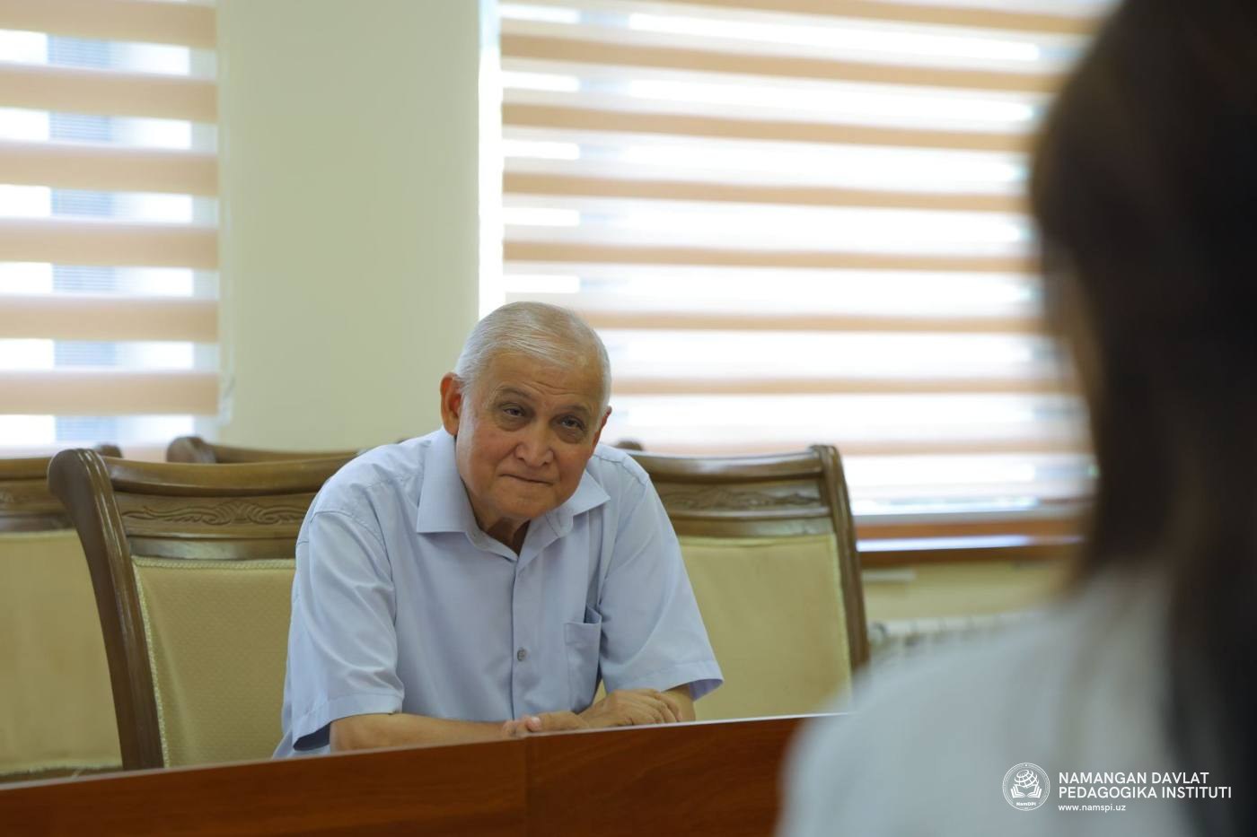Tyutorlik lavozimi uchun tanlov o‘tkazildi
