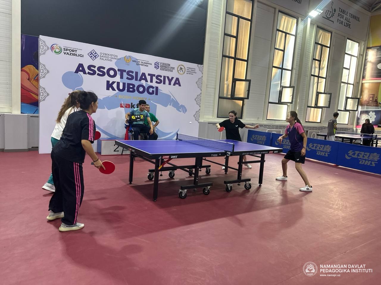 Stol tennisida — talabalarimizdan munosib natijalar!