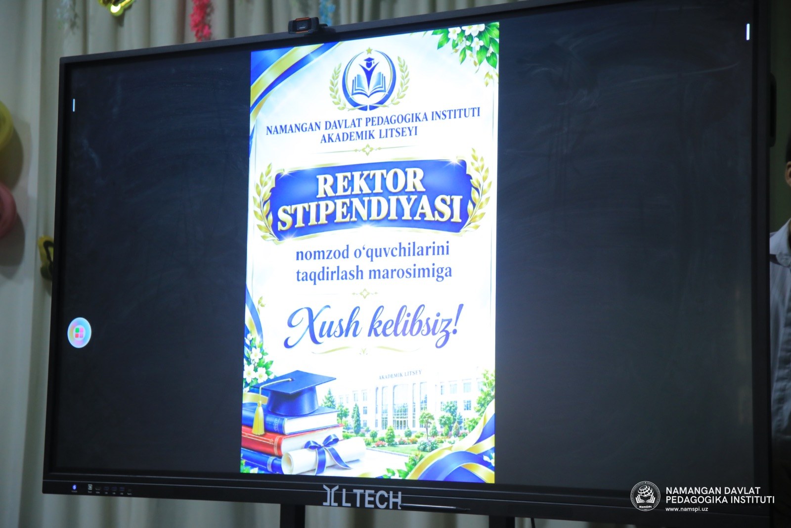 🏆 REKTOR STIPENDIYASI SOHIBLARI TAQDIRLANDI